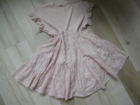 Šatočky bavlnená krajková látka oversize -36,,