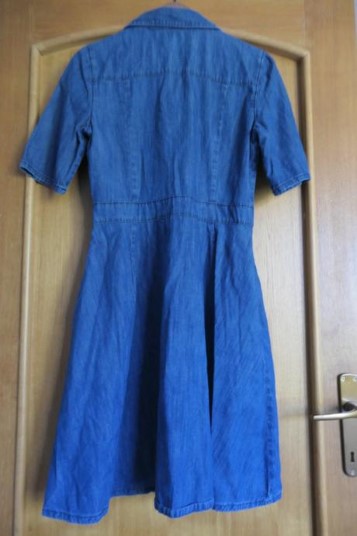 Zara nadherne koselove riflove bavlnene saty m, zara,m