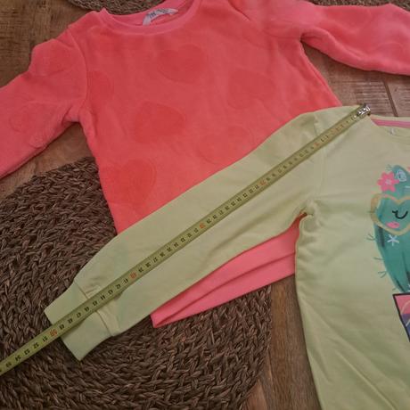 2x mikina, h&m,122