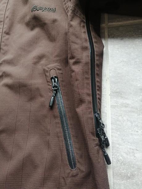 Nórska hnedá lyžiarska bunda bergans vs, s