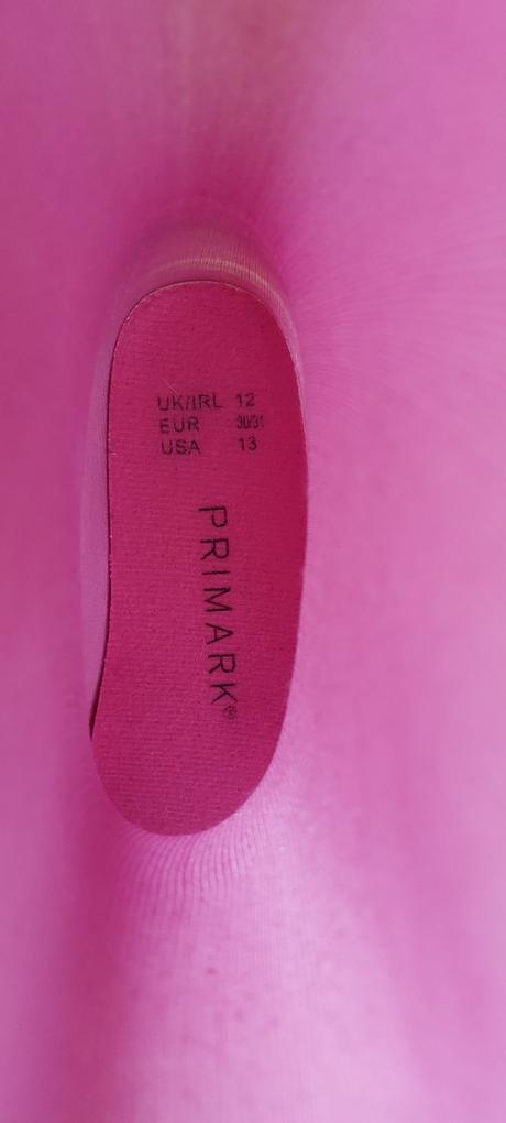 Dievčenské gumáky s trblietkami 30/31, primark,30