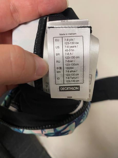 Plavky, decathlon,128