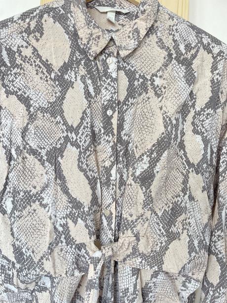 Koselove saty s hadim vzorom h&m, h&m,m