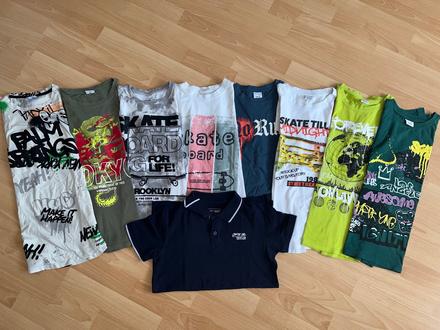 Chlapčenské tričká 9ks takko-146/152, takko,146