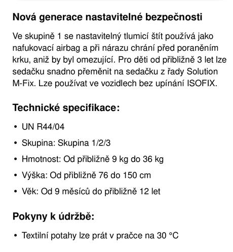 Autosedačka cybex pallas m-fix, cybex