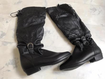 Luxusné kožené čižmy, 38