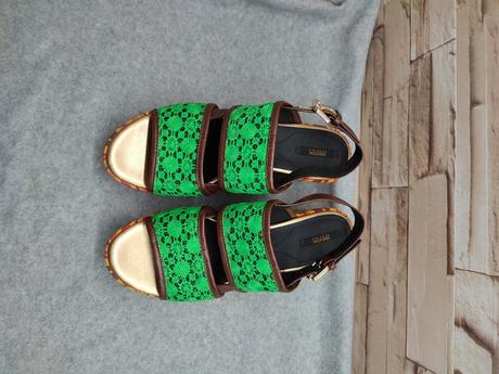 Geox 38 - dámske sandále na platforme, geox,38