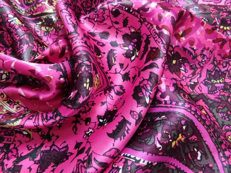 Anna klein kvalitná luxusna hodvabna šatka, xl