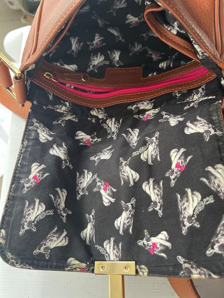 Ted baker kozena crossby kabelka kabela hneda kras, ted baker