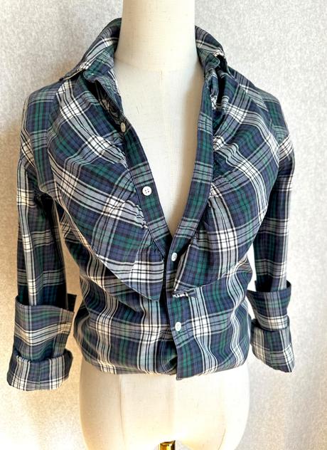 Ralph lauren károvaná blúzka, ralph lauren,xs