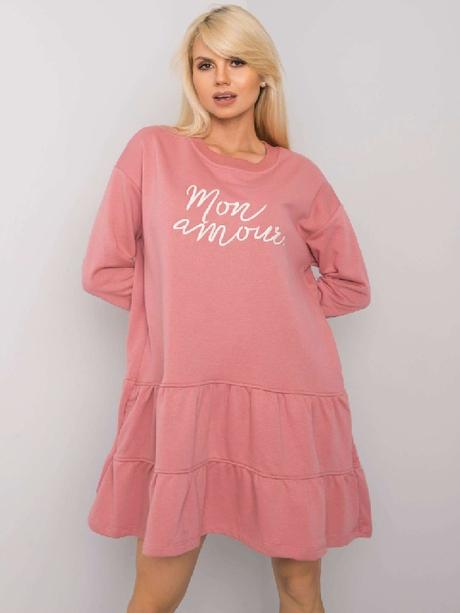 Bavlnené šaty mon amour, 