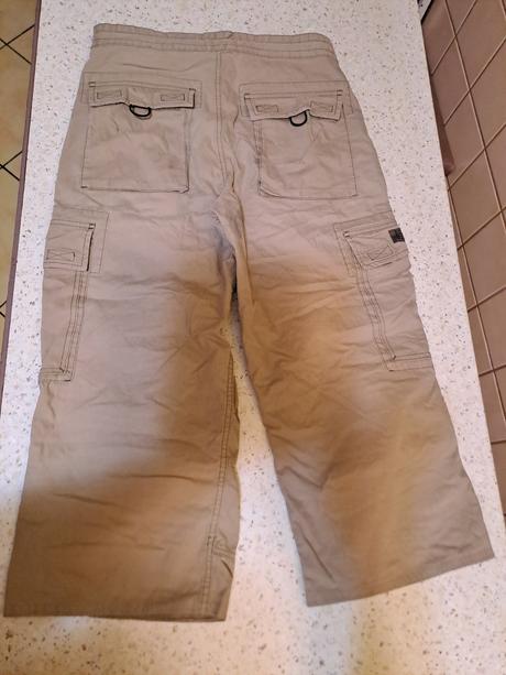 3/4  béžové nohavice, 44