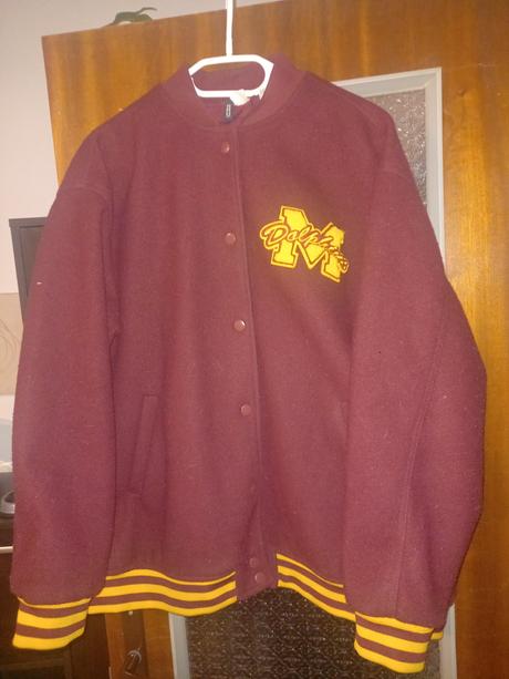 Krasna bunda na jar a jesen, h&m,m