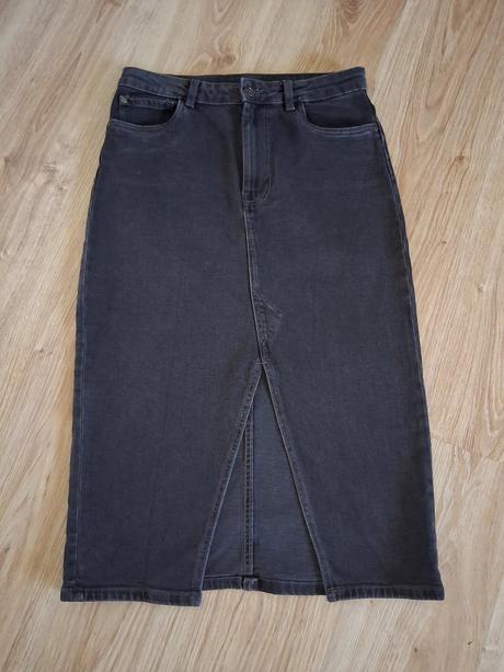 Tmavošedá riflová sukňa, esmara,38