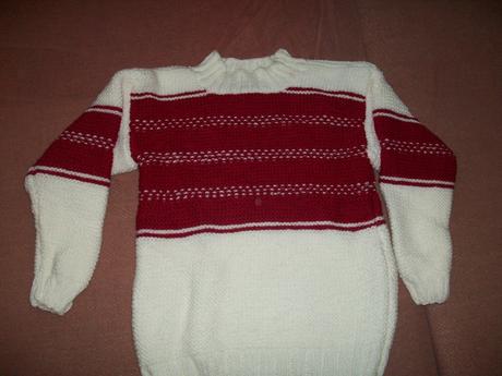 Strikovany pulovrik, nenoseny, m