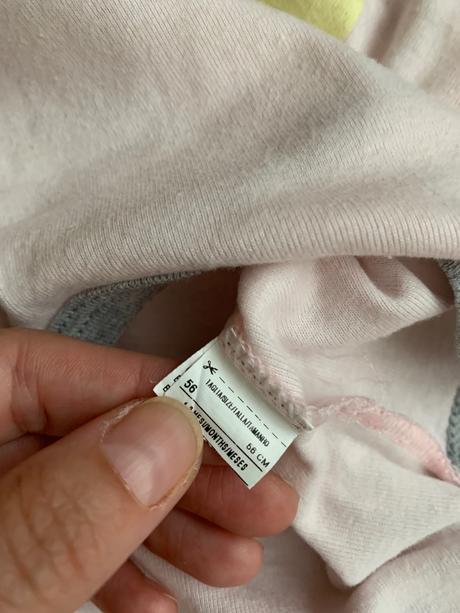 Body s dlhým rukávom benetton 2ks, veľkosť 56, benetton,56