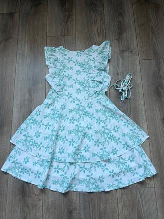 Kvietkované šaty, s