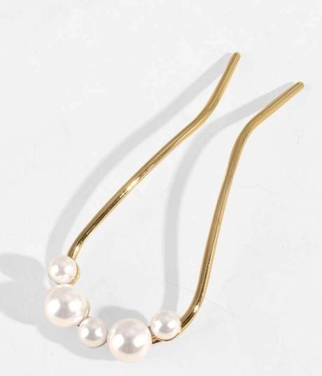 Spona do vlasov s perlami, 