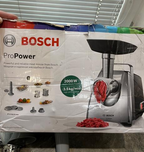 Mlynček na mäso bosch mfw67440 propower, bosch