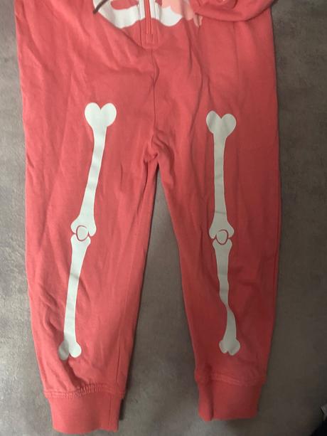 Overal/pyžamo kostra heloween veľ.86/92, lupilu,86