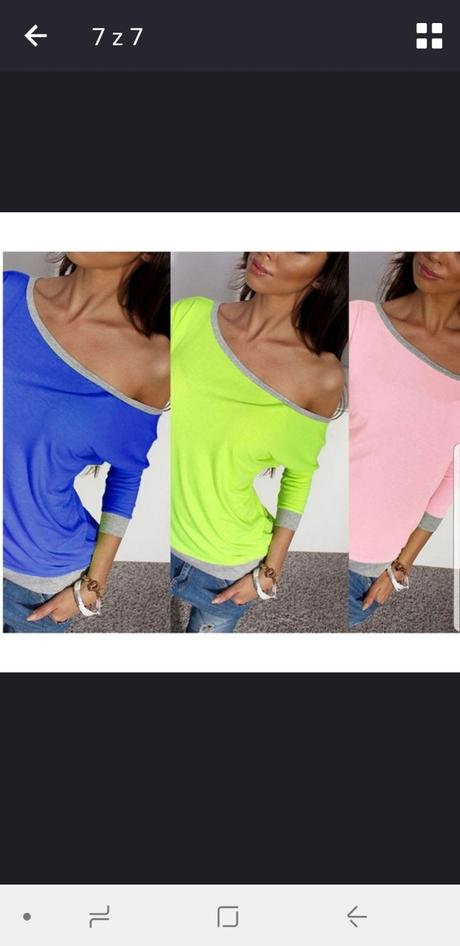 Modré tričko -top, m