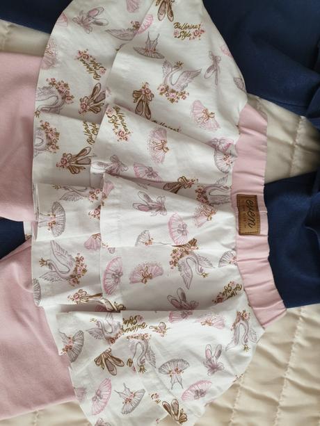 Suknoleginy even ruzove, zuppa modre, 116