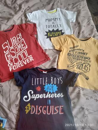 Tričká na leto+kraťasy na 2 roky, f&f,92