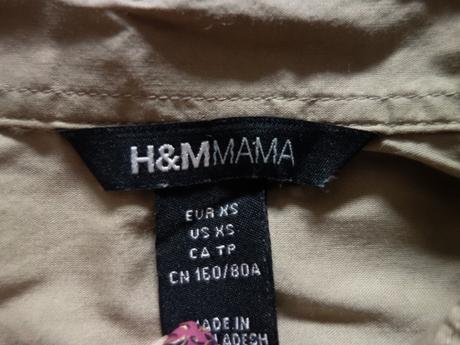 Tehotenská košela h&m mama, h&m,xs