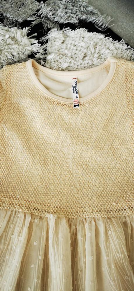 Príležitostne šaty+ svetrik veľ. 110-116, coccodrillo,110