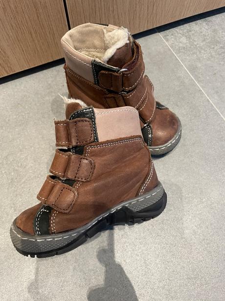 Kožené zimné čižmičky, ren but,20