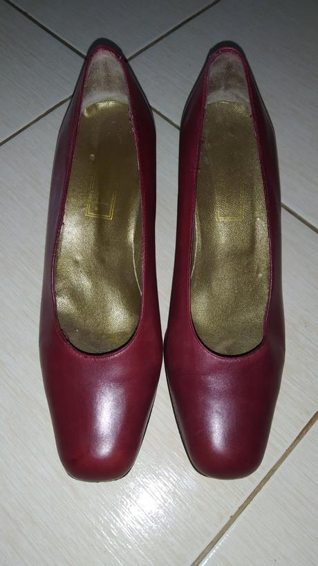 Kožené topanky 38 a polky, 38