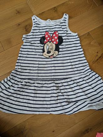 Šaty minnie, h&m,110
