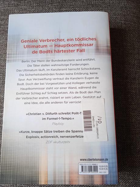 Ch.v. ditfurth - ultimatum - triler v nemčine,