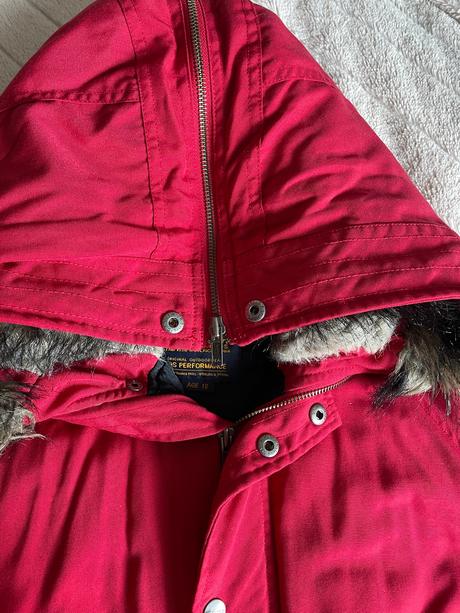 Krasna cervena bunda woolrich v.s, s