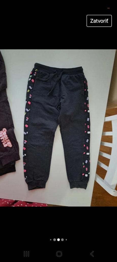 Zateplene teplaky 6/7 rokov, h&m,122