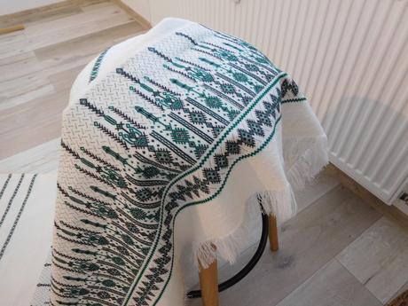 Retro prehoz na posteľ   123 x 222 cm,, 