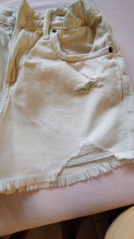 Riflové šortky, zara,158