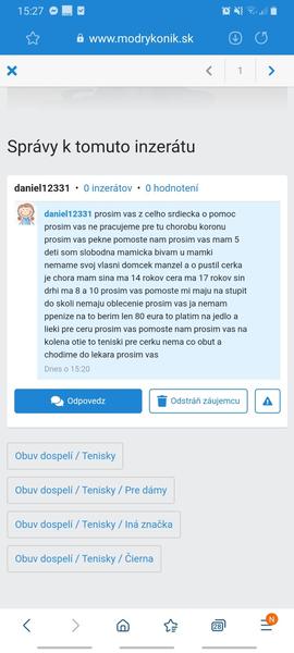 Ako reagovať na takúto správu v bazári?