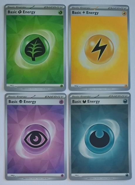 Pokémon karty "energy" (9), 