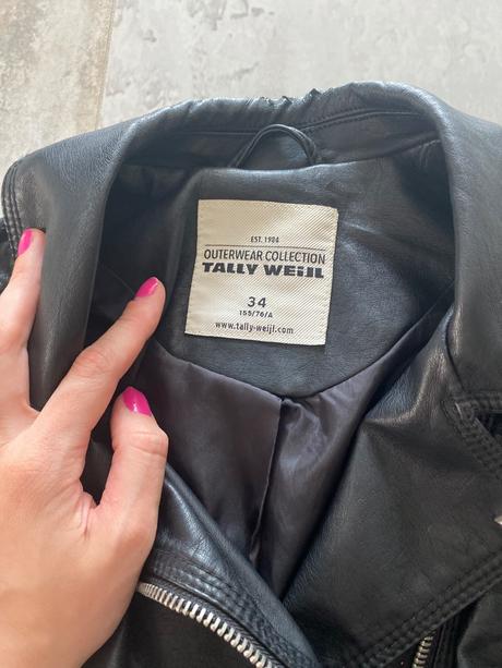 Koženková bunda, tally weijl,34