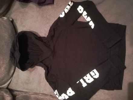 Mikina crop top, h&m,134