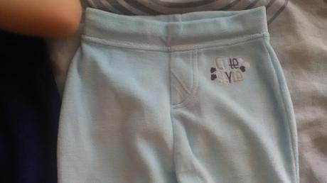 Velúrové tepláky 2ks modre,bledomodré, lupilu,80