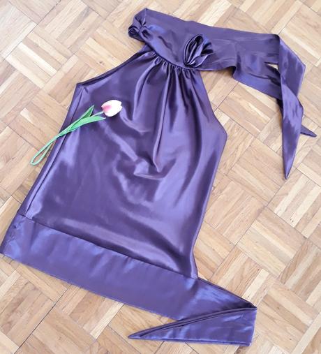 Satenovy top - blúzka, m