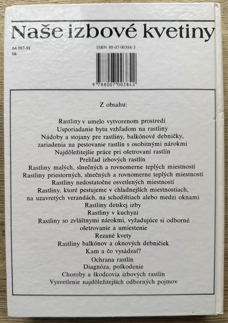 Kniha naše izbové kvetiny l.lelkes a kolektív,