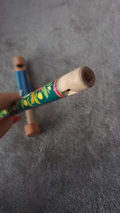 Píšťalky drevené 2ks,