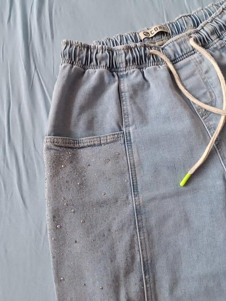 Ballon jeans s kamienkami - l, l