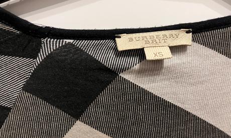 Burberry predľžený top, burberry,xs