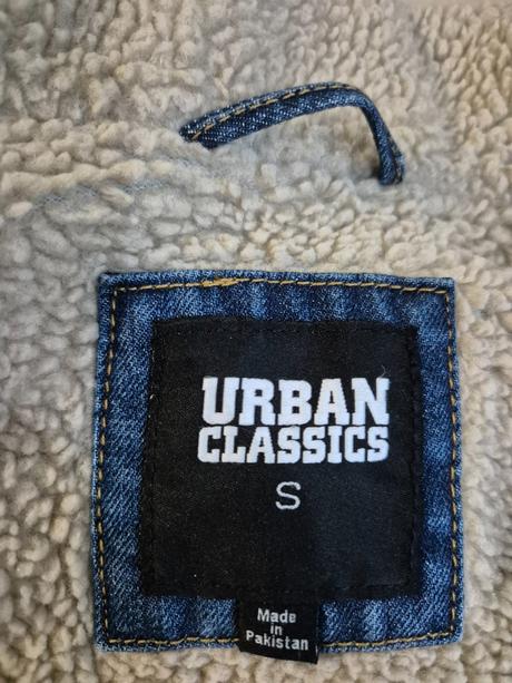 Podšitá riflová bunda urban classics, s