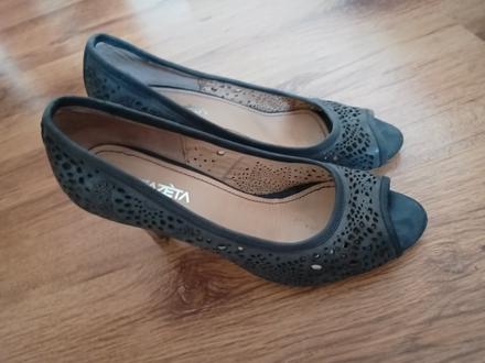 Kožené lodičky linea zeta pc 80 eur, 39