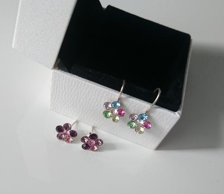 Náušnice strieborné,